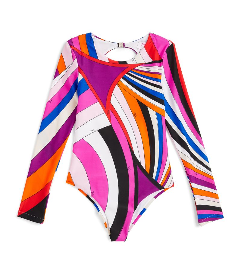 Pucci Junior Pucci Junior Long-Sleeve Swimsuit (10-12 Years)