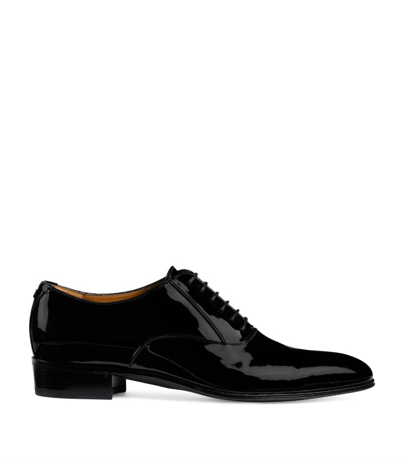 Gucci Gucci Patent Leather Oxford Shoes