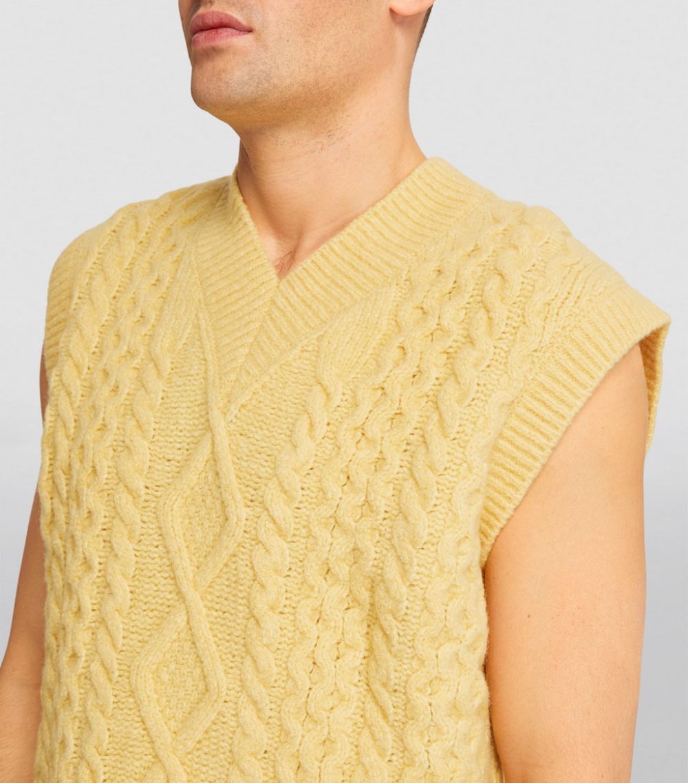 Nanushka Nanushka Cable-Knit Sweater Vest