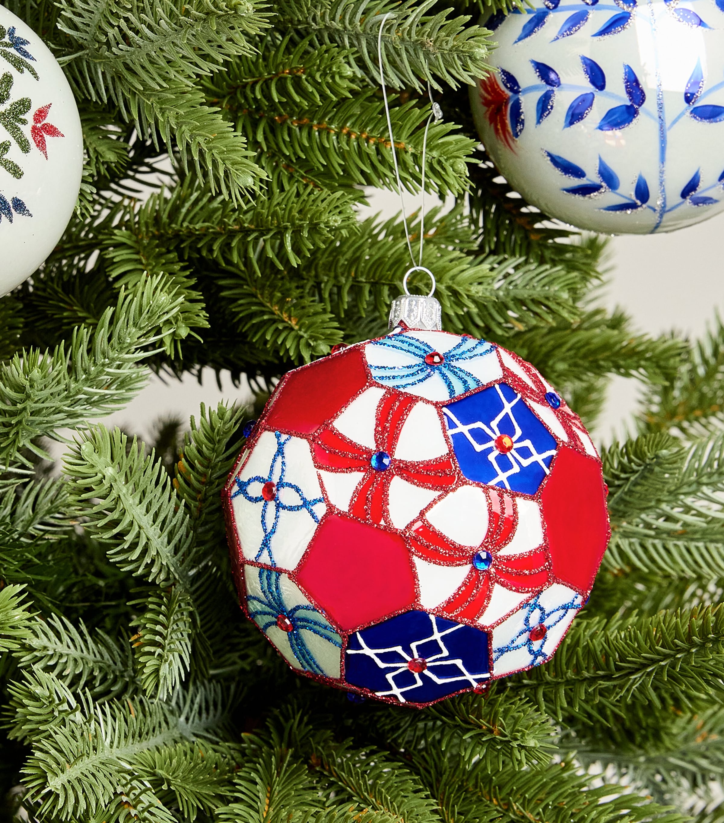 Harrods Harrods Hexagonal Folk Bauble