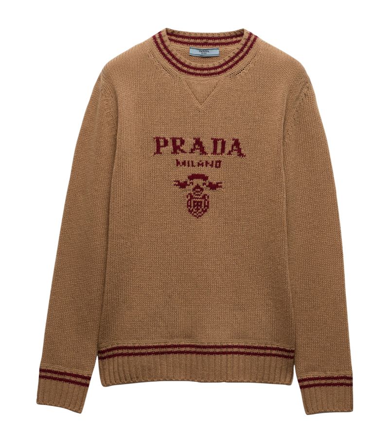 Prada Prada Wool-Cashmere Logo Sweater