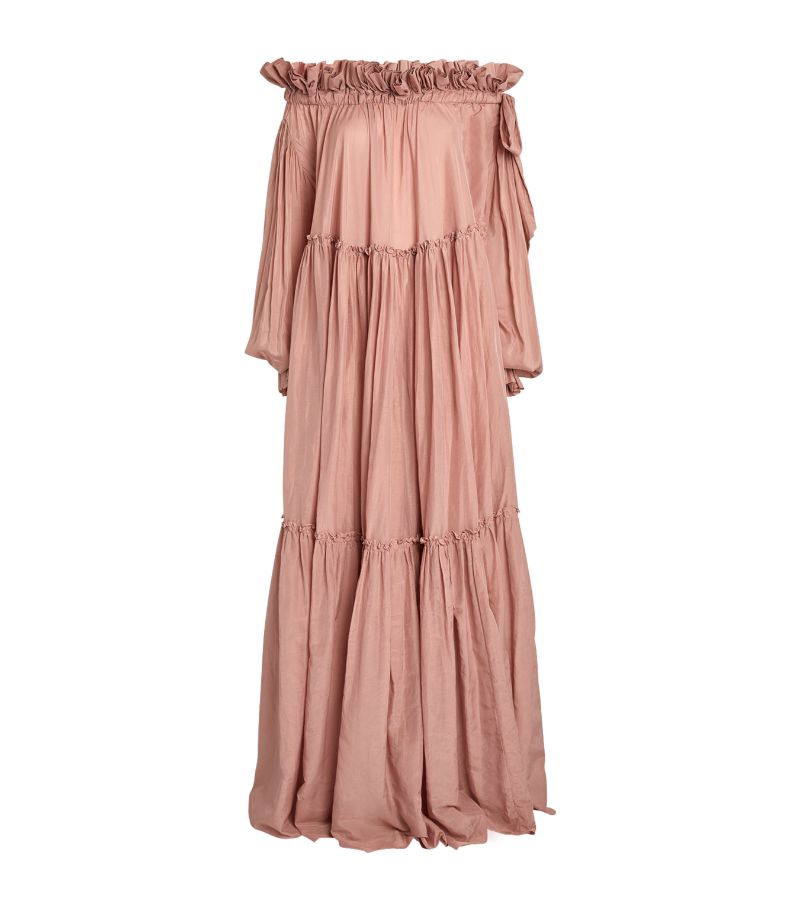 Torlowei Torlowei Silk-Cotton Adaeze Maxi Dress