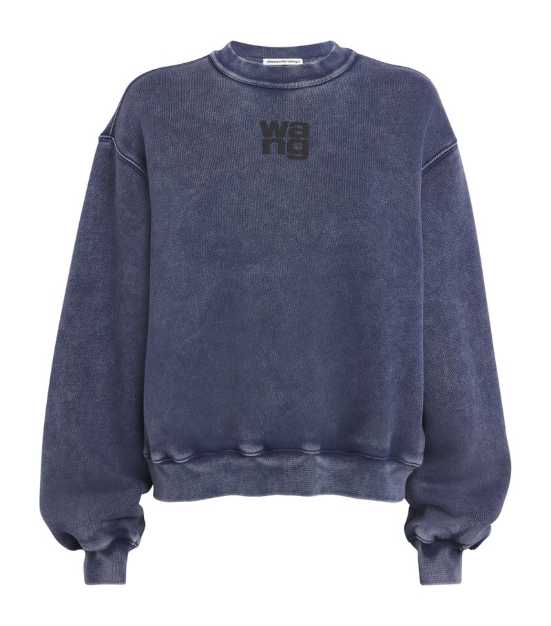 Alexander Wang Alexander Wang Cotton-Blend Logo Sweatshirt