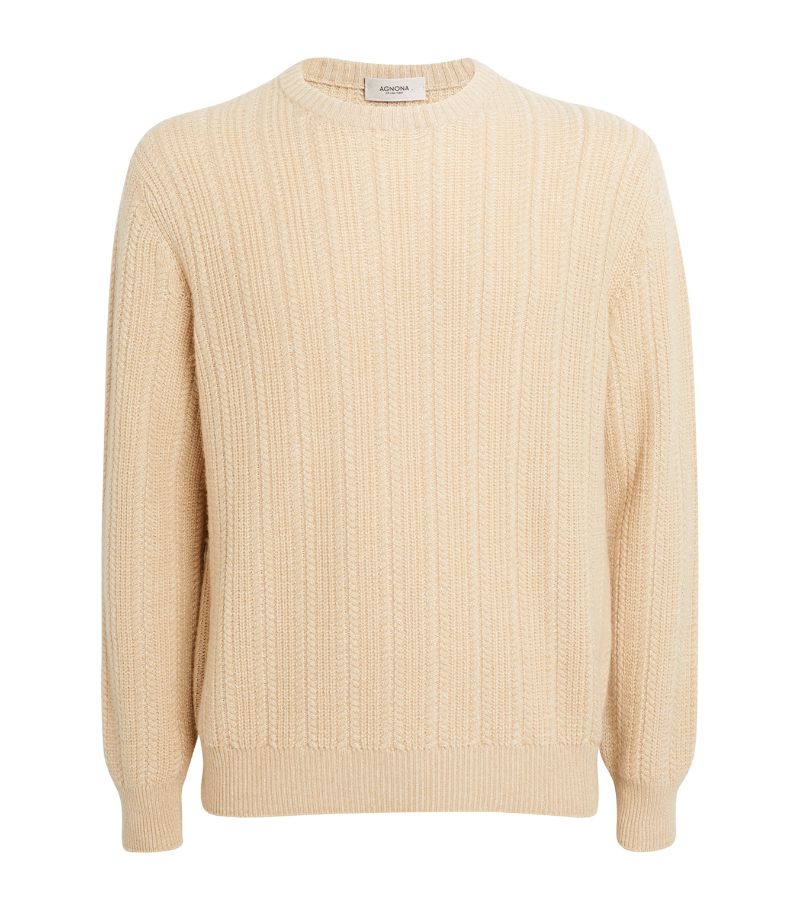 AGNONA Agnona Cashmere-Silk-Linen Sweater