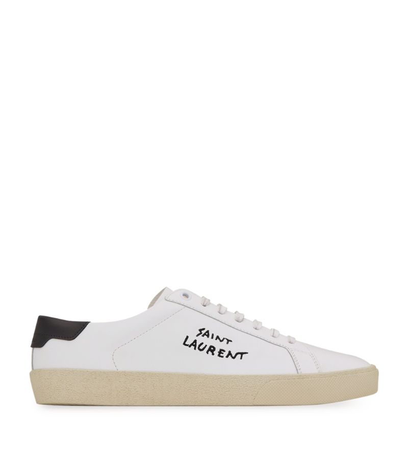 Saint Laurent Saint Laurent Leather Court Classic Low-Top Sneakers