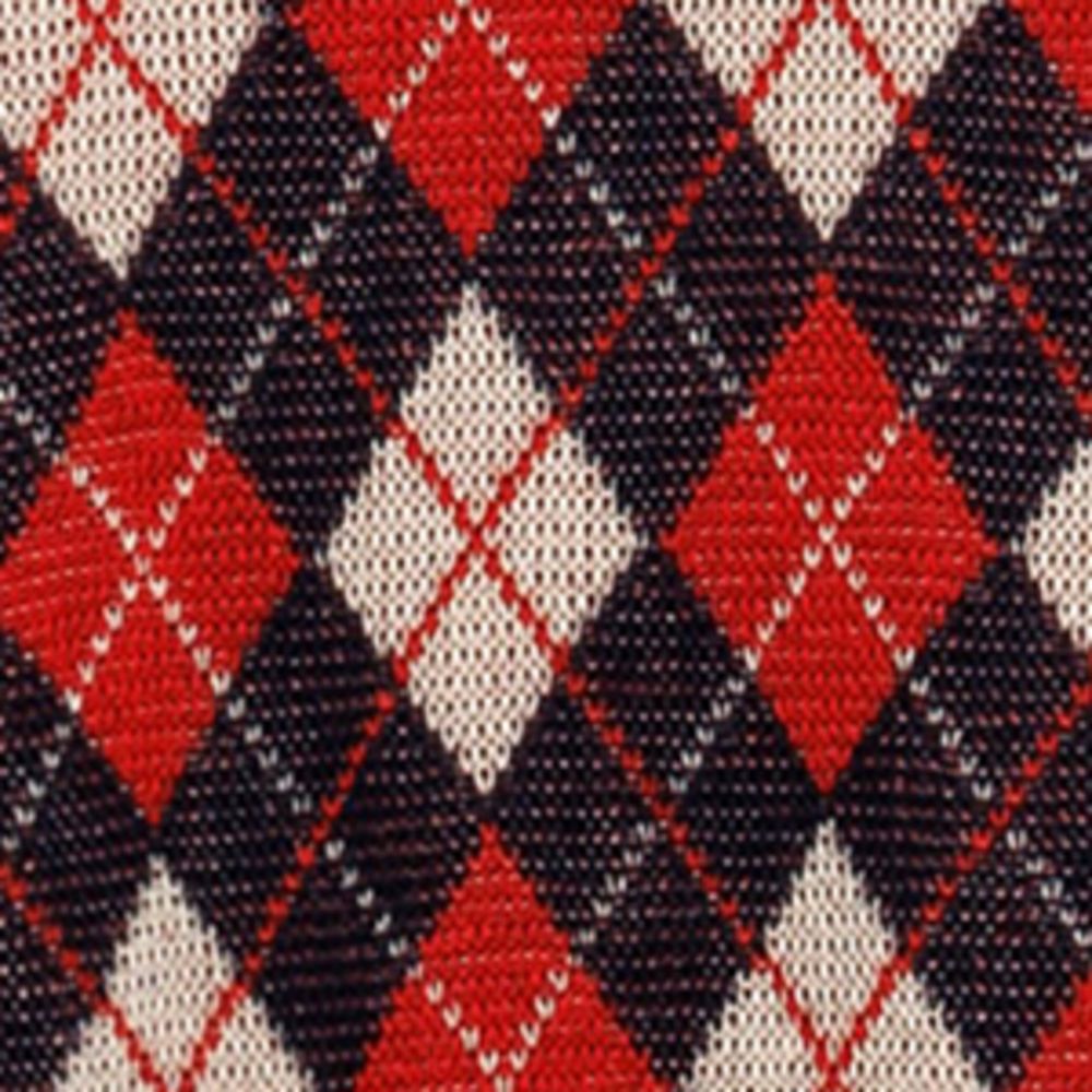 Prada Prada Knitted Argyle Polo Shirt