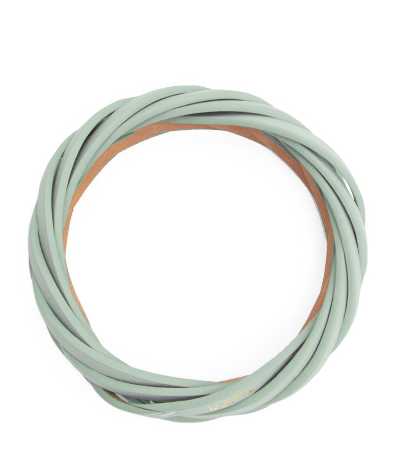 Loewe Loewe Leather Braided Bangle