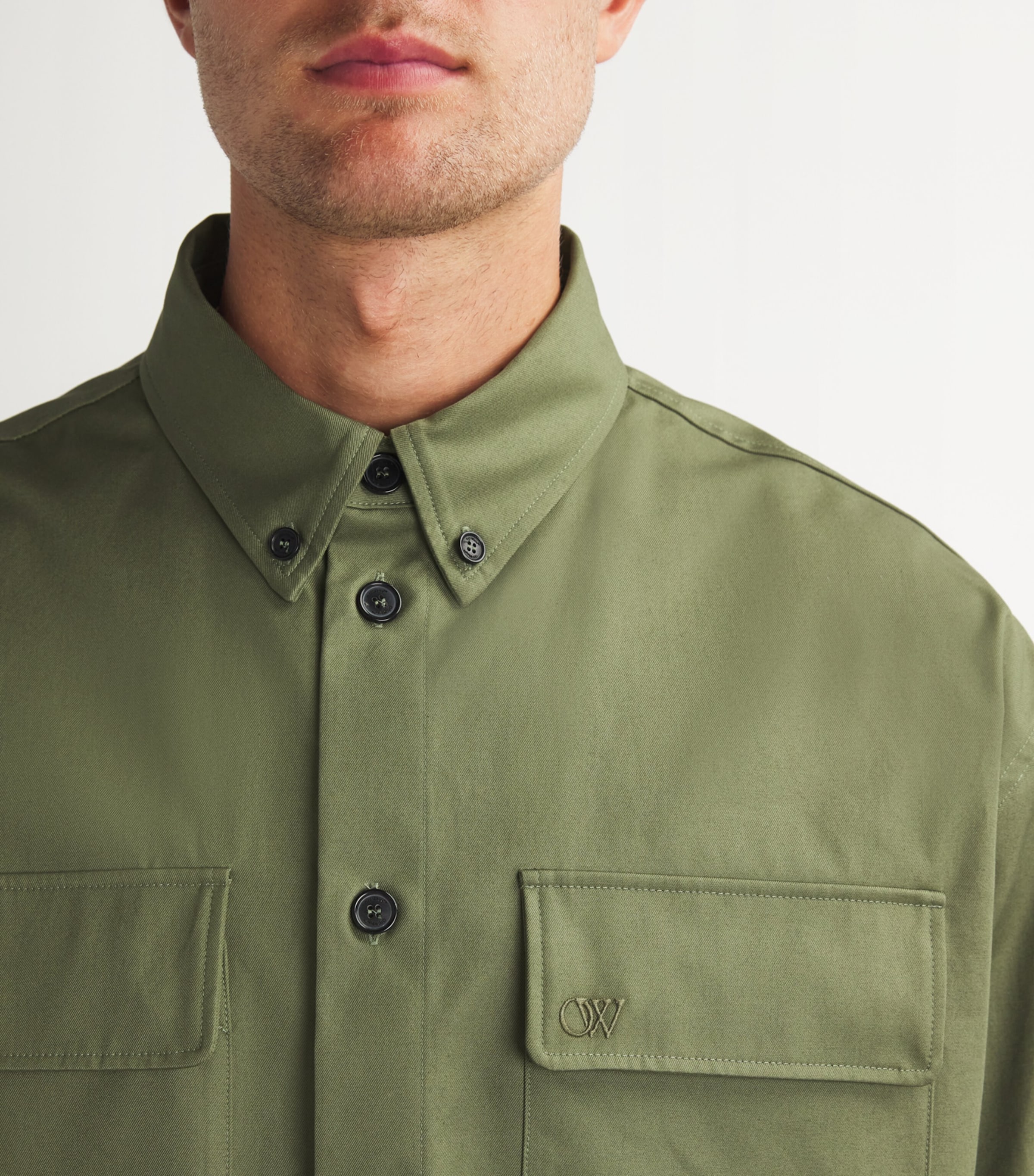 OFF-WHITE Off-White Cotton Military Overshirt