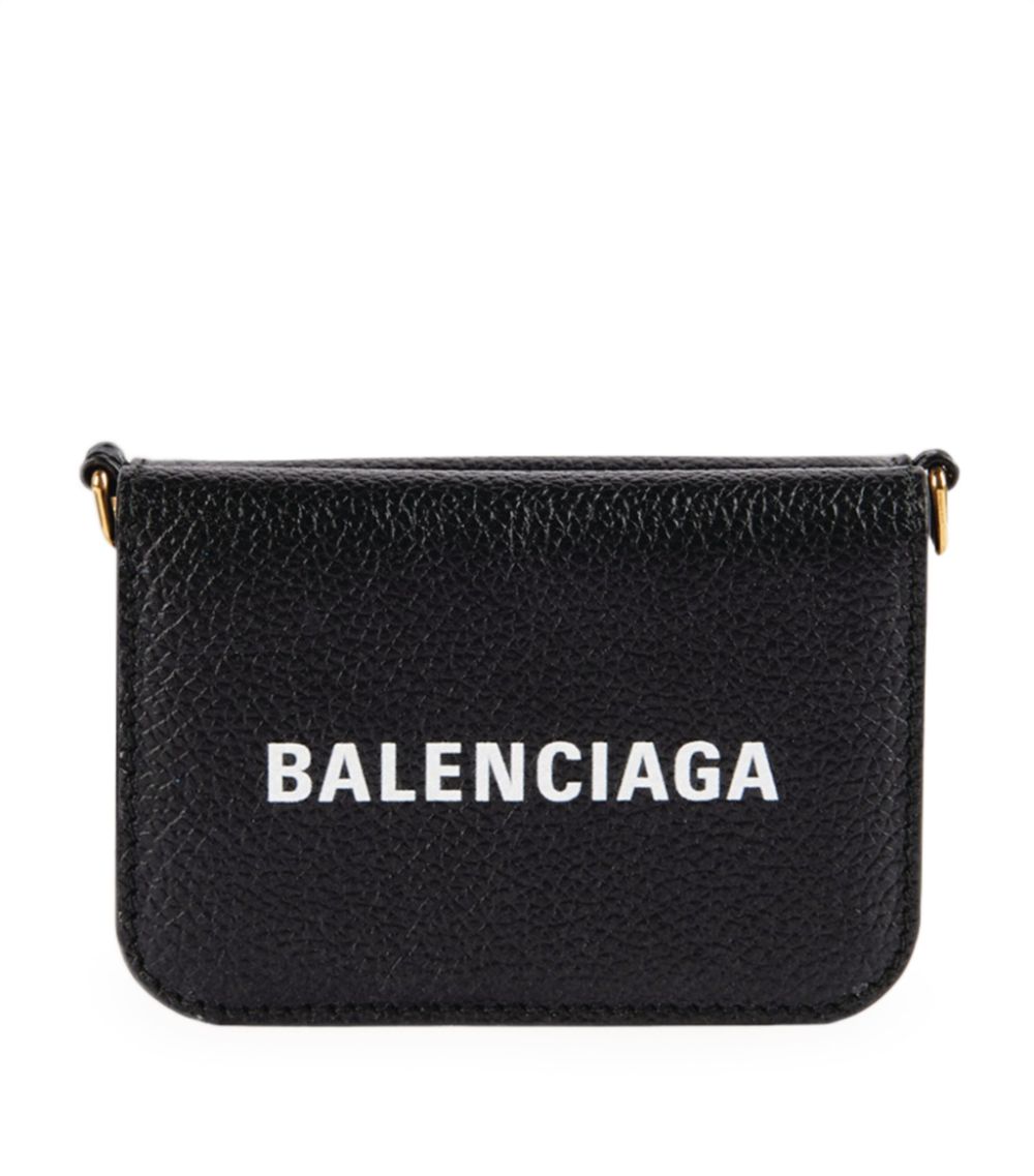 Balenciaga Balenciaga Mini Leather Chain Wallet