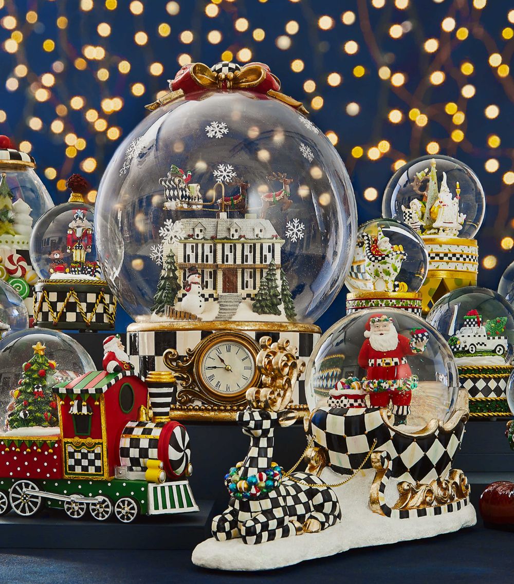 Mackenzie-Childs MacKenzie-Childs Christmas Magic Globe Clock