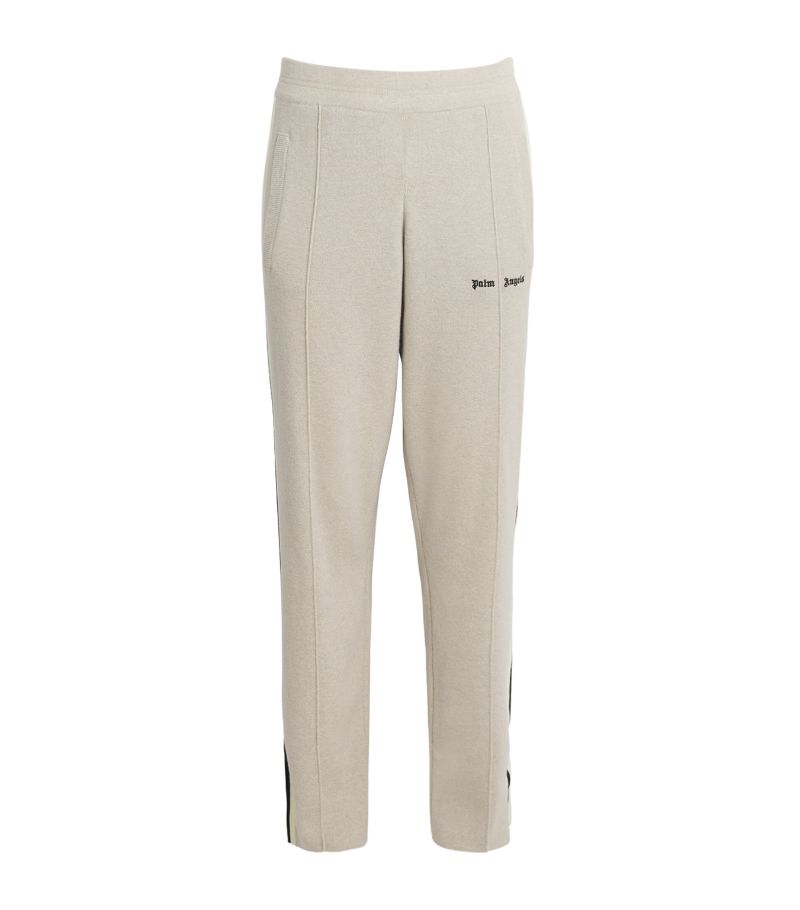 PALM ANGELS Palm Angels Wool-Blend Classic Logo Track Pants