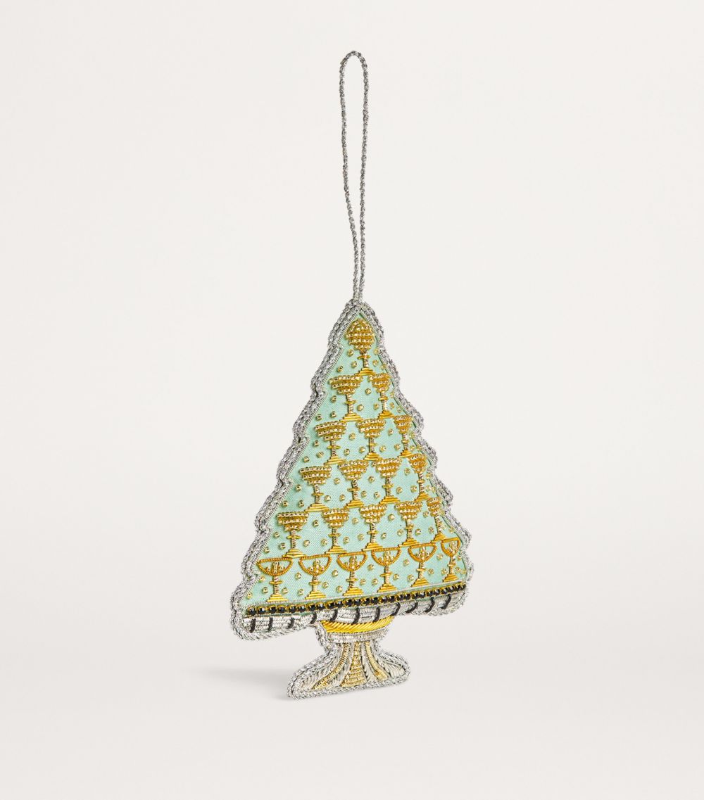 Tinker Tailor Tinker Tailor Velvet Champagne Tower Tree Decoration