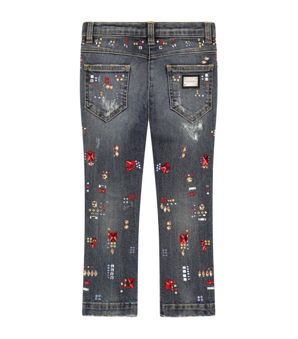 Dolce & Gabbana Dolce & Gabbana Kids Embellished Jeans (2-6 Years)