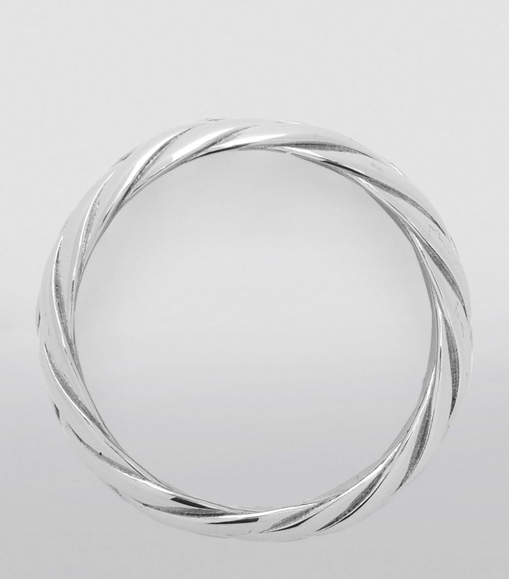 Loewe Loewe Sterling Silver Braided Ring