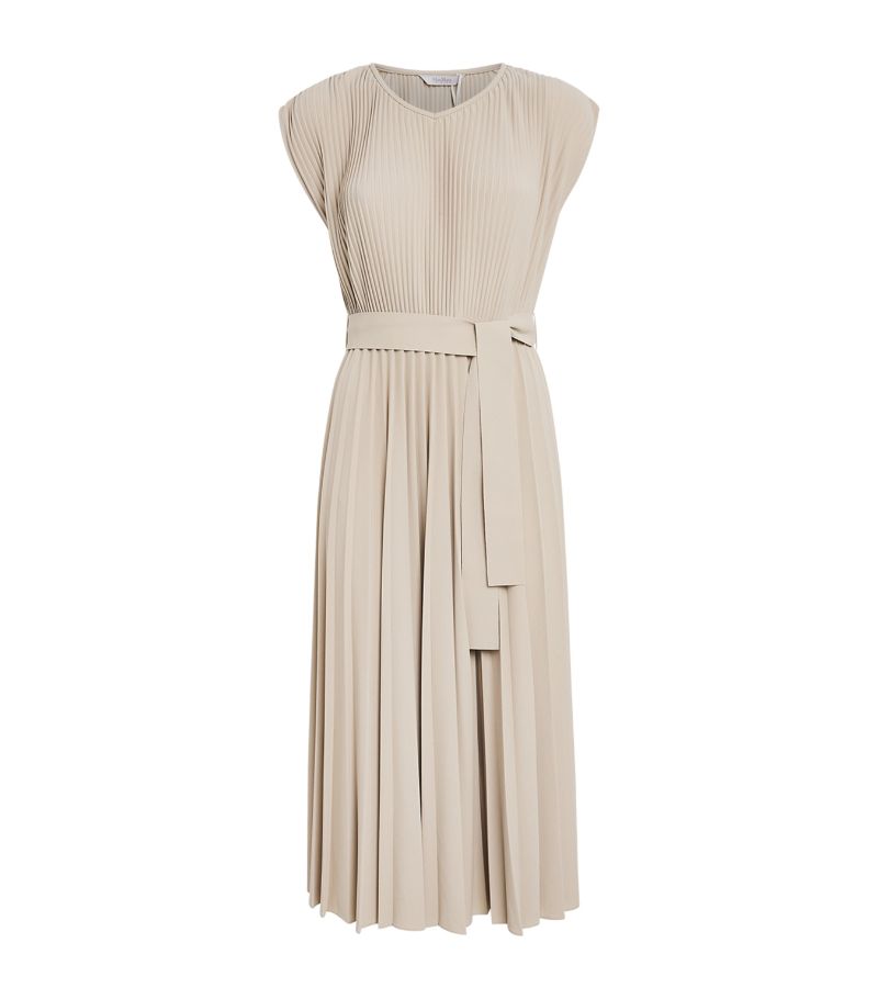 Max Mara Leisure Max Mara Leisure Jersey Pleated Midi Dress