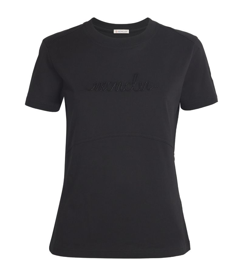 Moncler Moncler Cotton Beaded T-Shirt