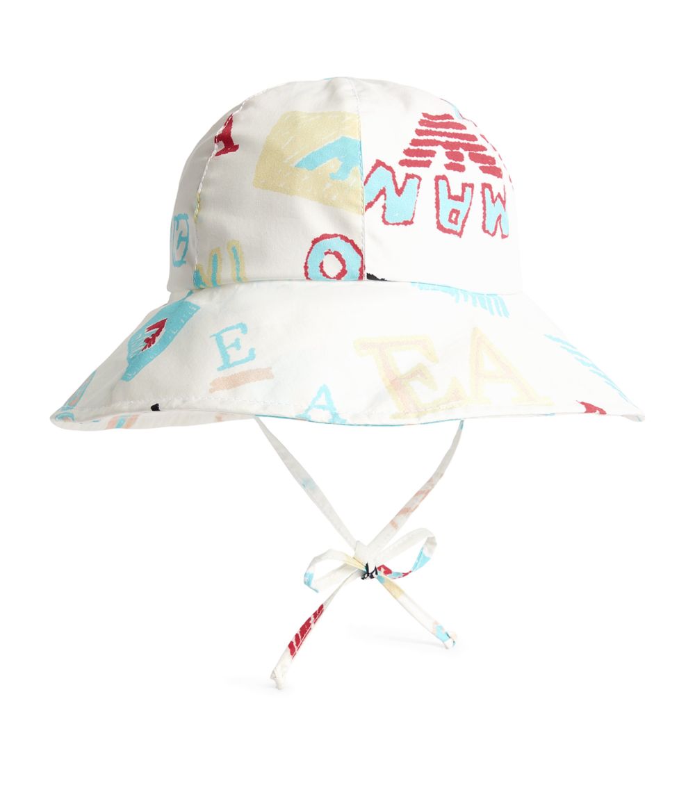 Emporio Armani Kids Emporio Armani Kids Cotton Logo Bucket Hat