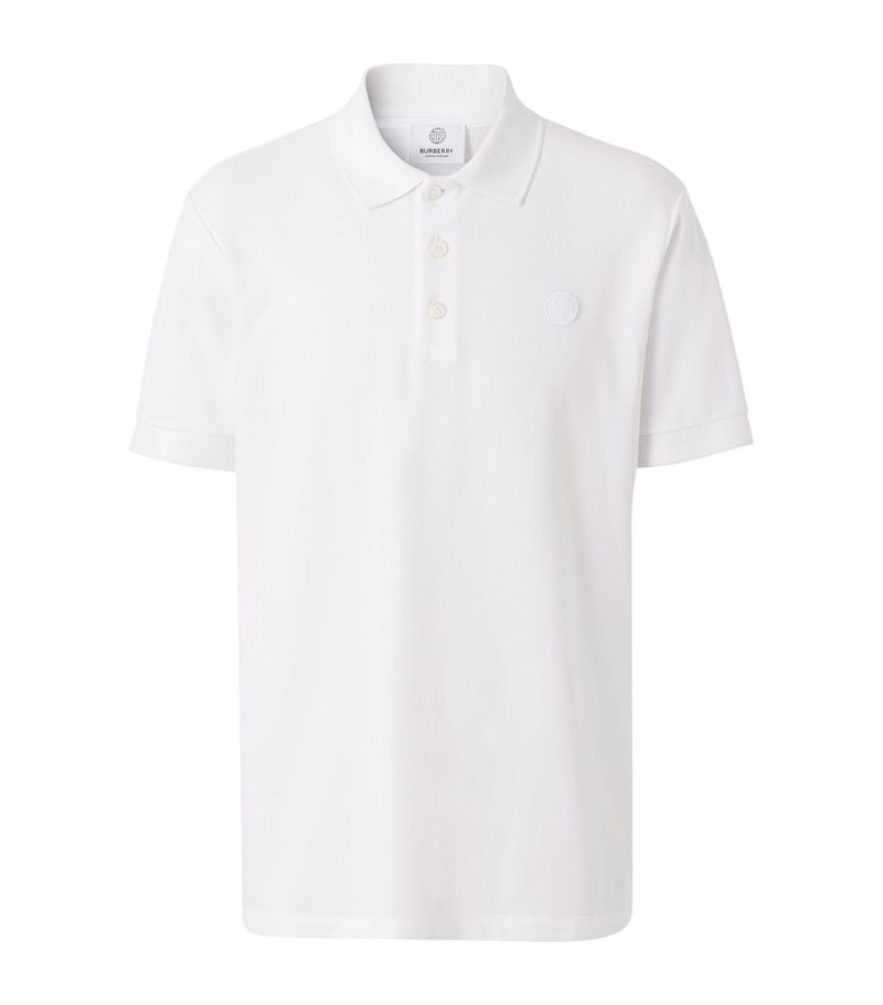 Burberry Burberry Monogram Appliqué Polo Shirt