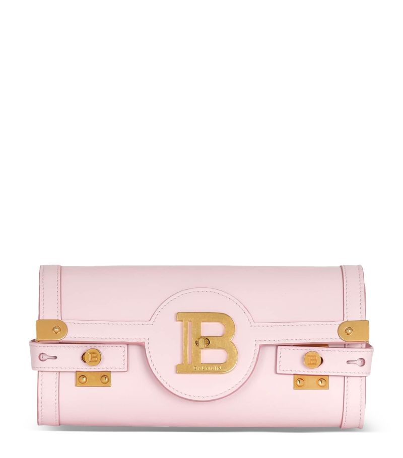 Balmain Balmain Leather B-Buzz 23 Clutch Bag