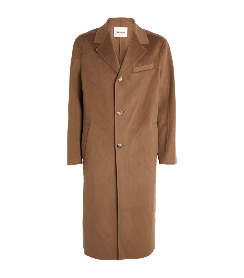 Nanushka Nanushka Wool-Silk Marton Overcoat