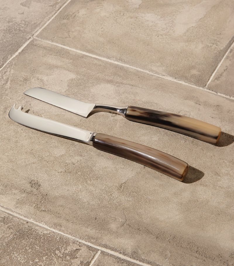 Brunello Cucinelli Brunello Cucinelli Stainless Steel Cheese Knives (Set of 2)