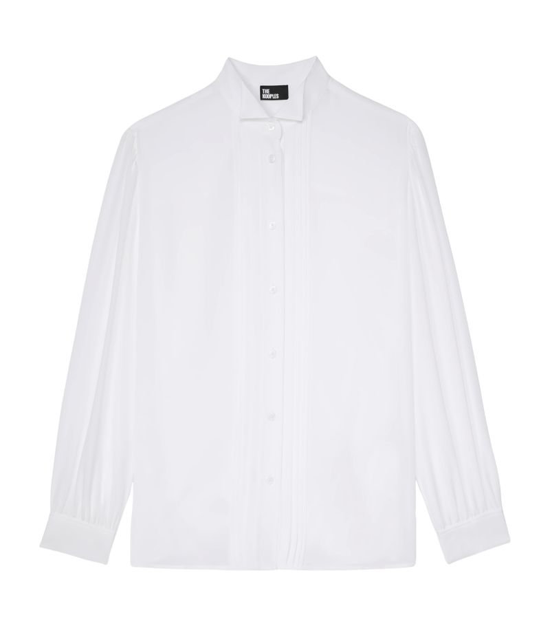 The Kooples The Kooples Silk Pleated Shirt