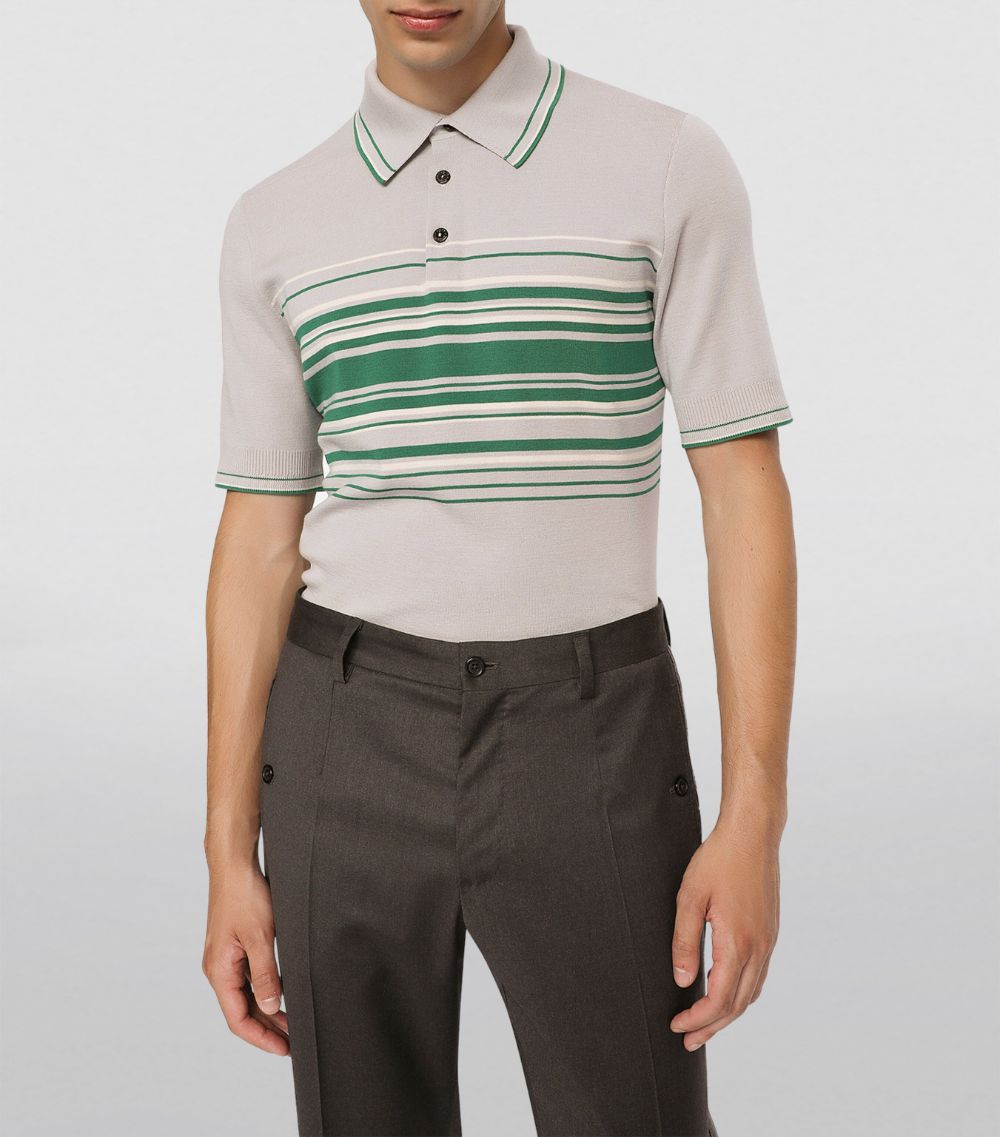 Dolce & Gabbana Dolce & Gabbana Striped Polo Shirt