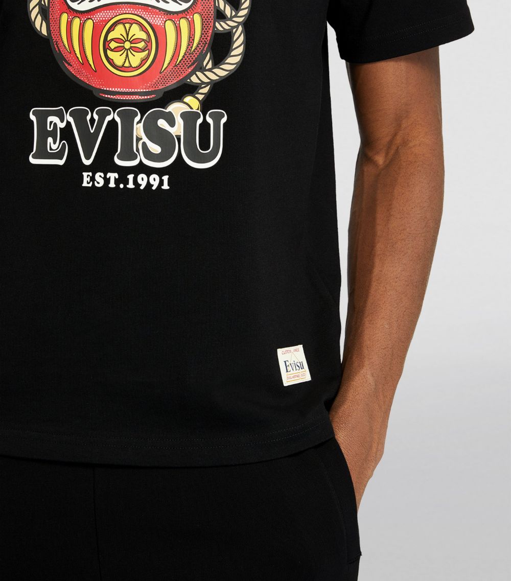 Evisu EVISU Inari Mask T-Shirt