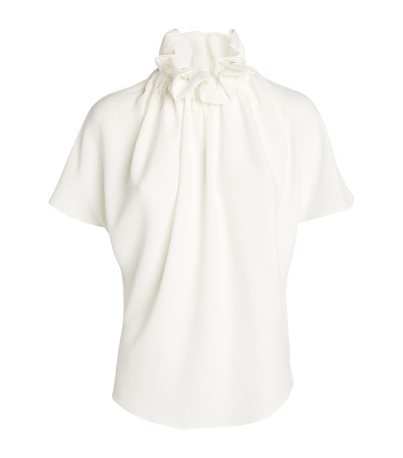 Edeline Lee Edeline Lee Short-Sleeved Ruff Blouse