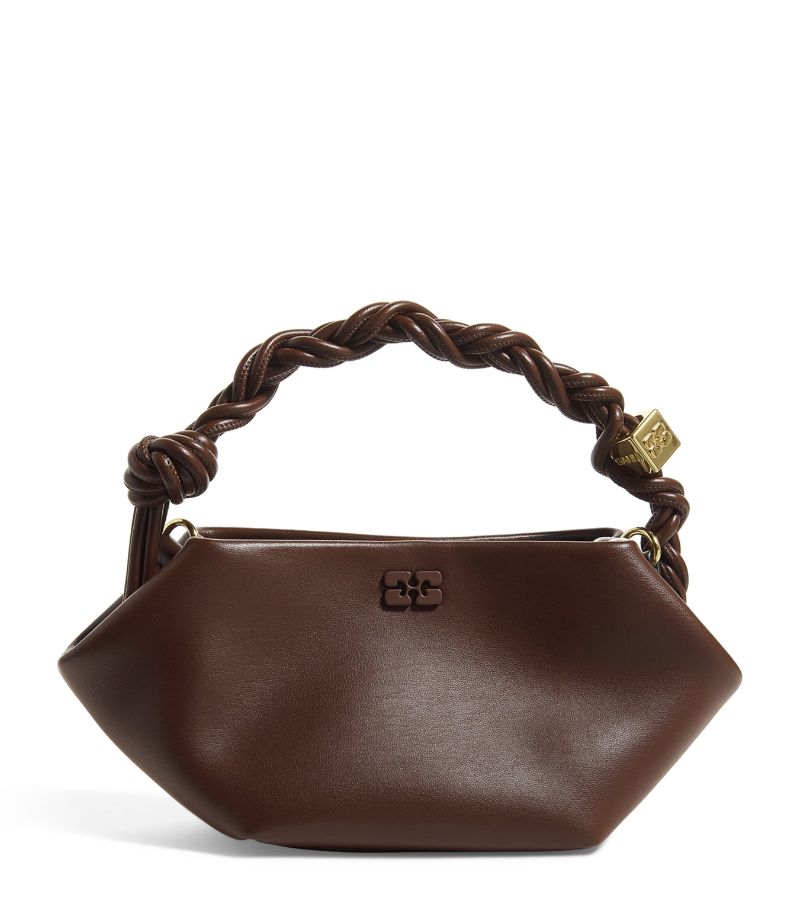 Ganni Ganni Mini Leather Bou Top-Handle Bag