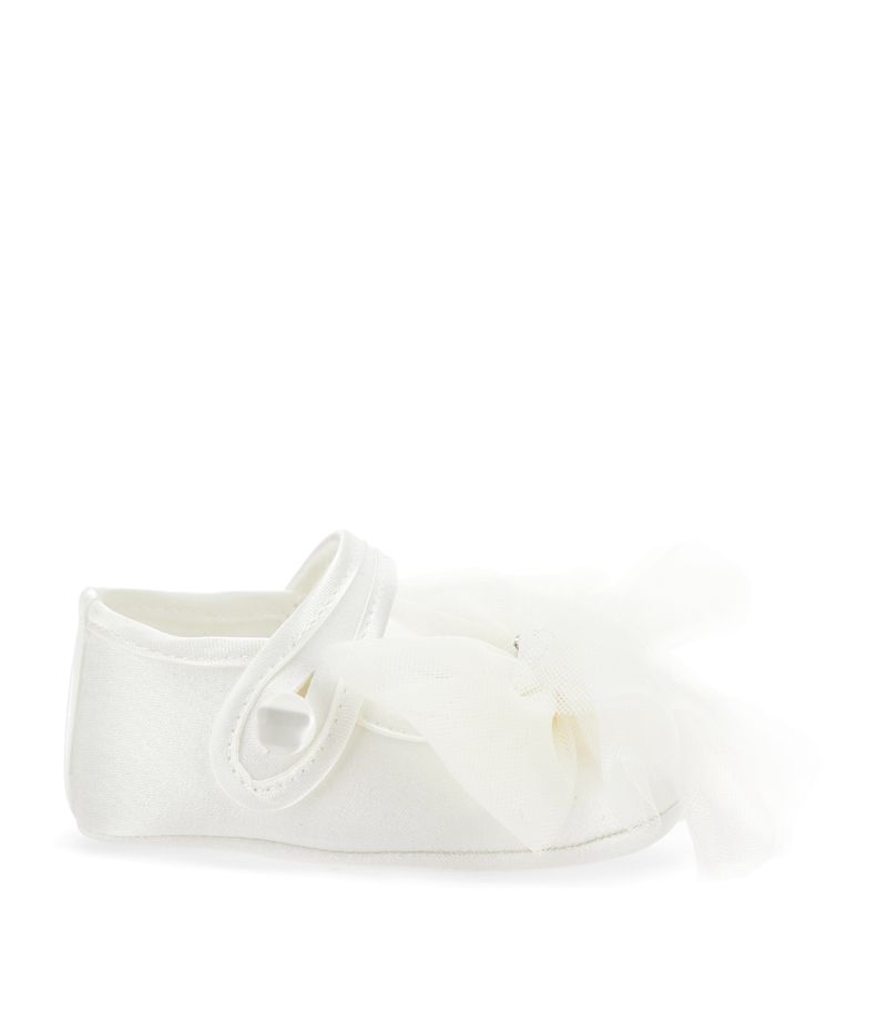 Monnalisa Monnalisa Satin Bow-Detail Booties