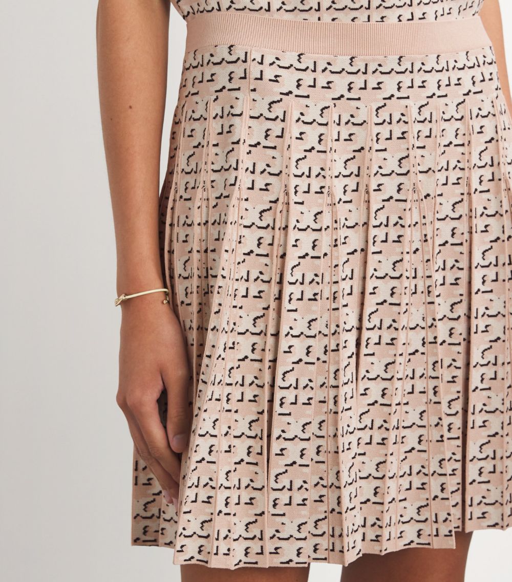 Tory Burch Tory Burch Jacquard Pleated Mini Skirt