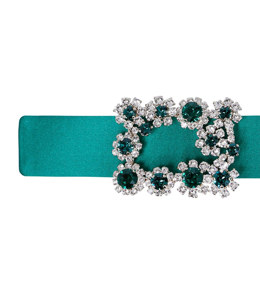 Roger Vivier Roger Vivier Satin Embellished Belt