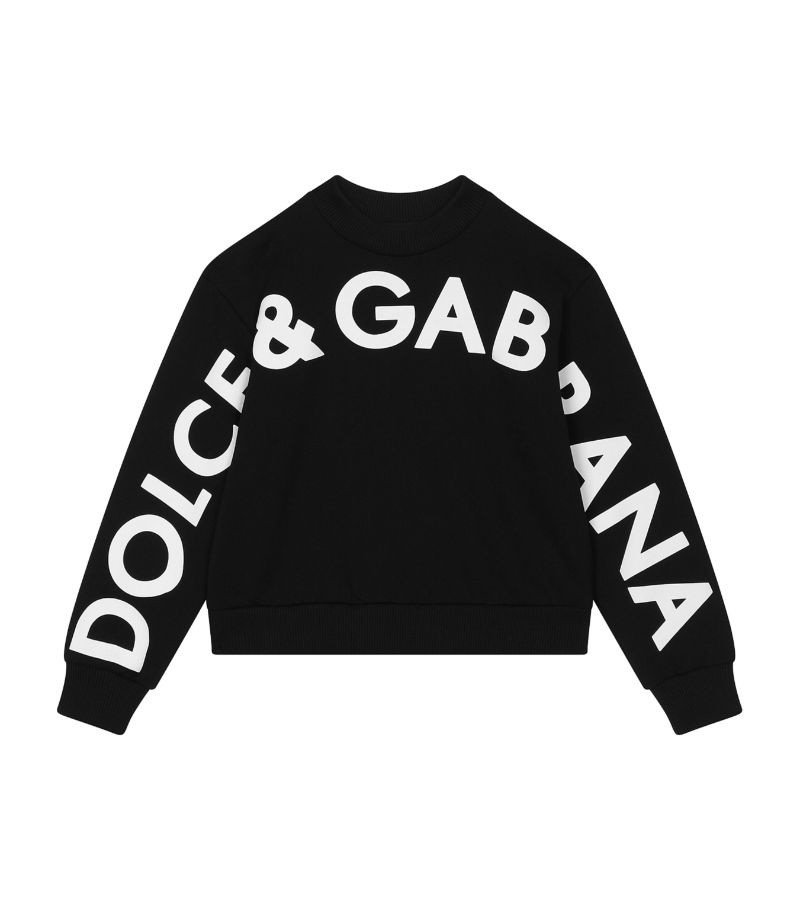 Dolce & Gabbana Dolce & Gabbana Kids Cotton Logo Sweatshirt (2-6 Years)