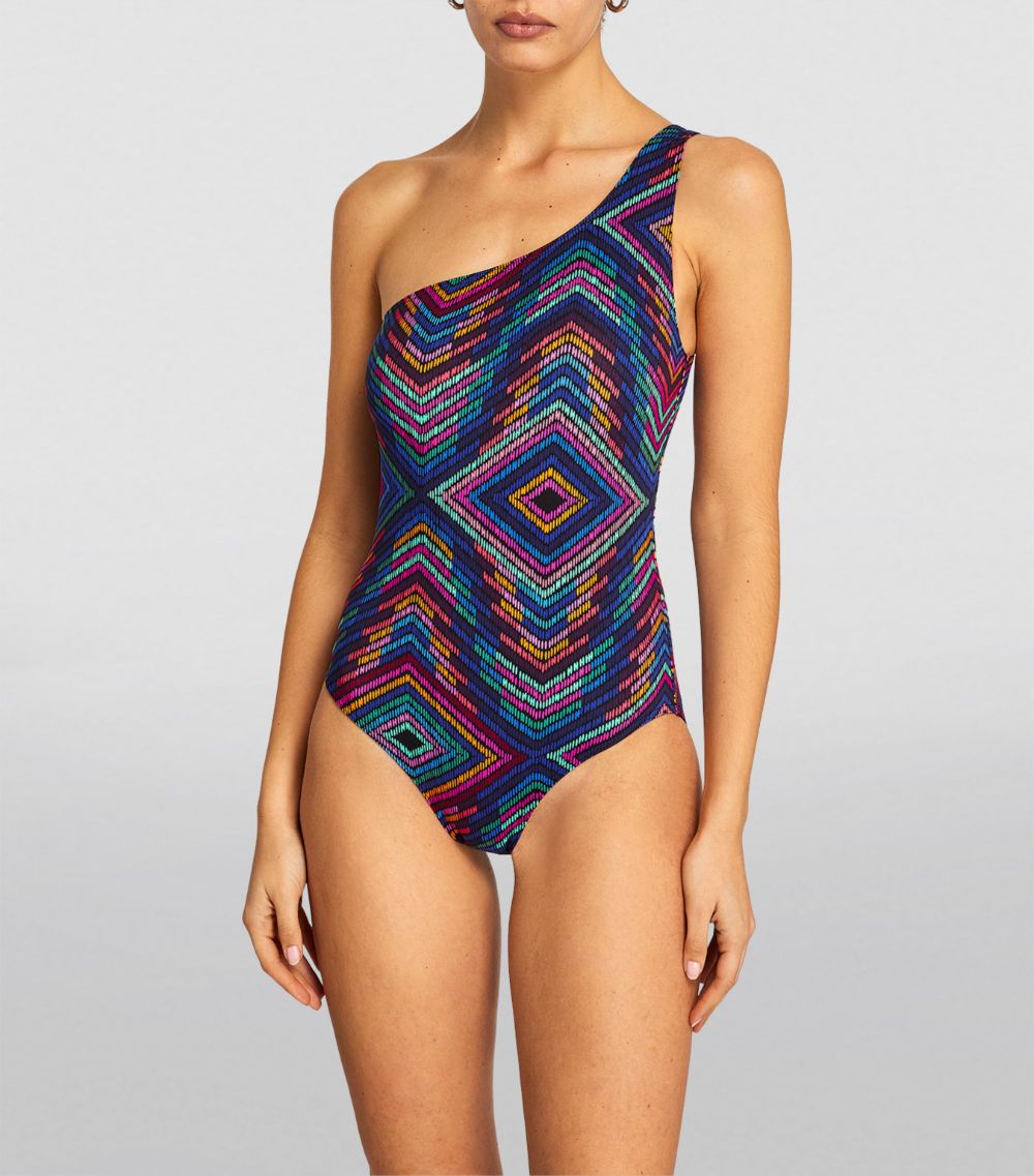 Eres Eres One-Shoulder Multicolore Swimsuit