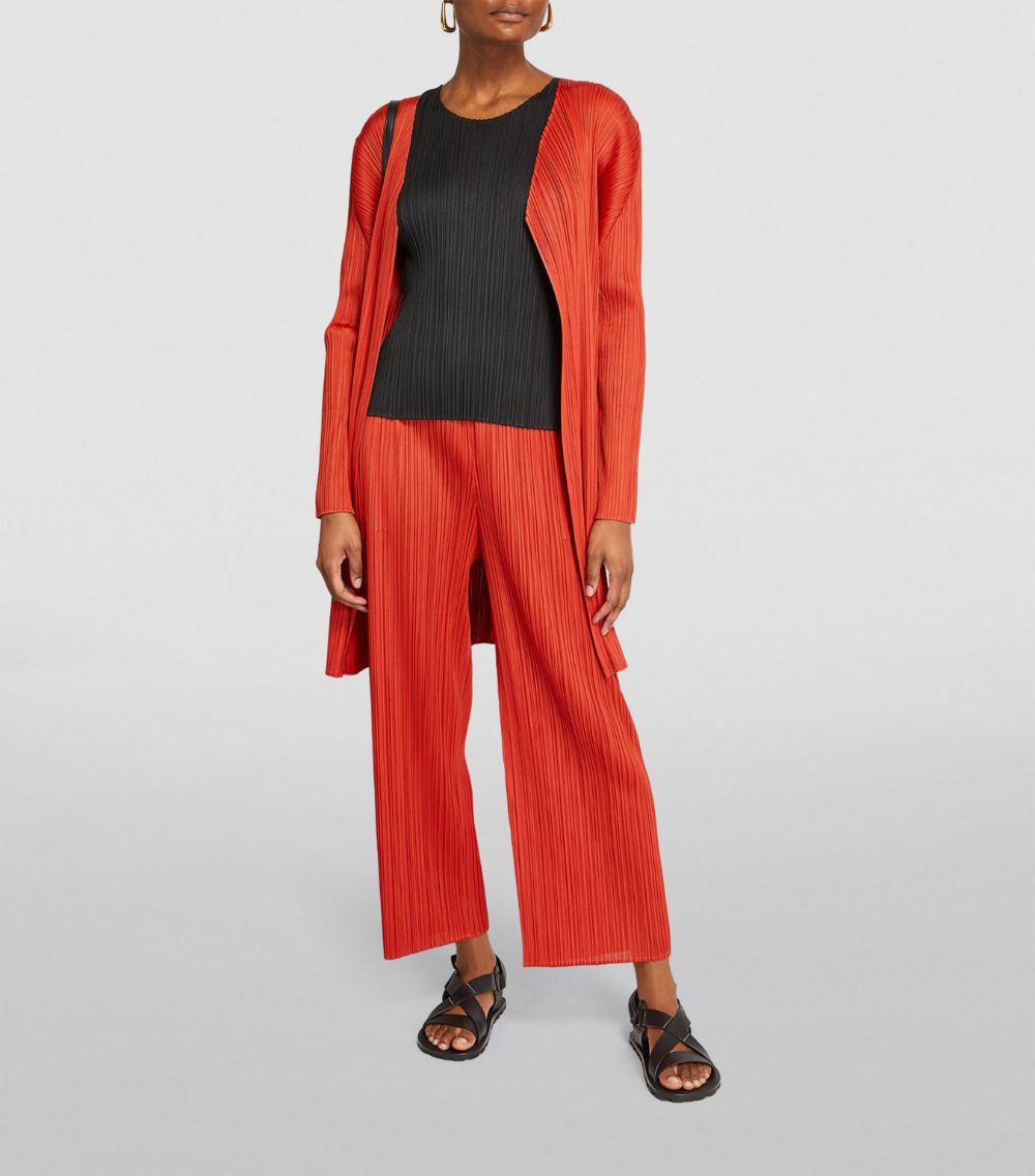 Pleats Please Issey Miyake Pleats Please Issey Miyake Monthly Colors April Wide-Leg Trousers