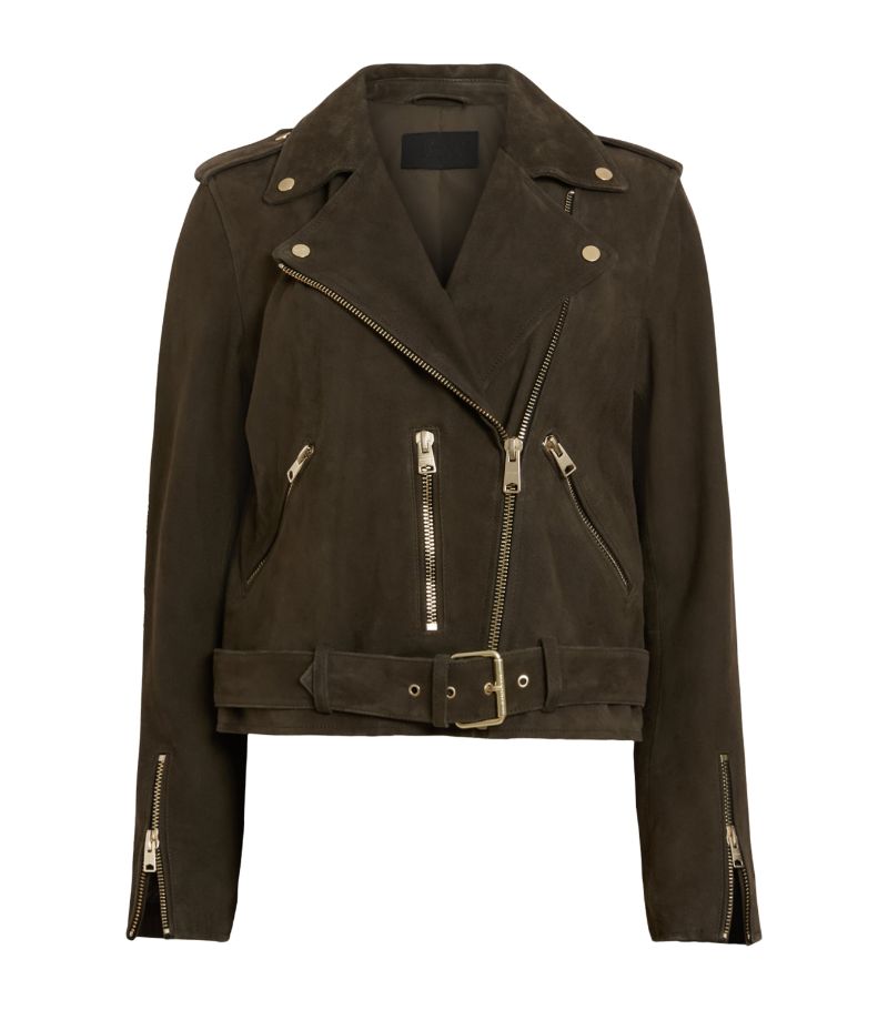 Allsaints Allsaints Suede Balfern Biker Jacket