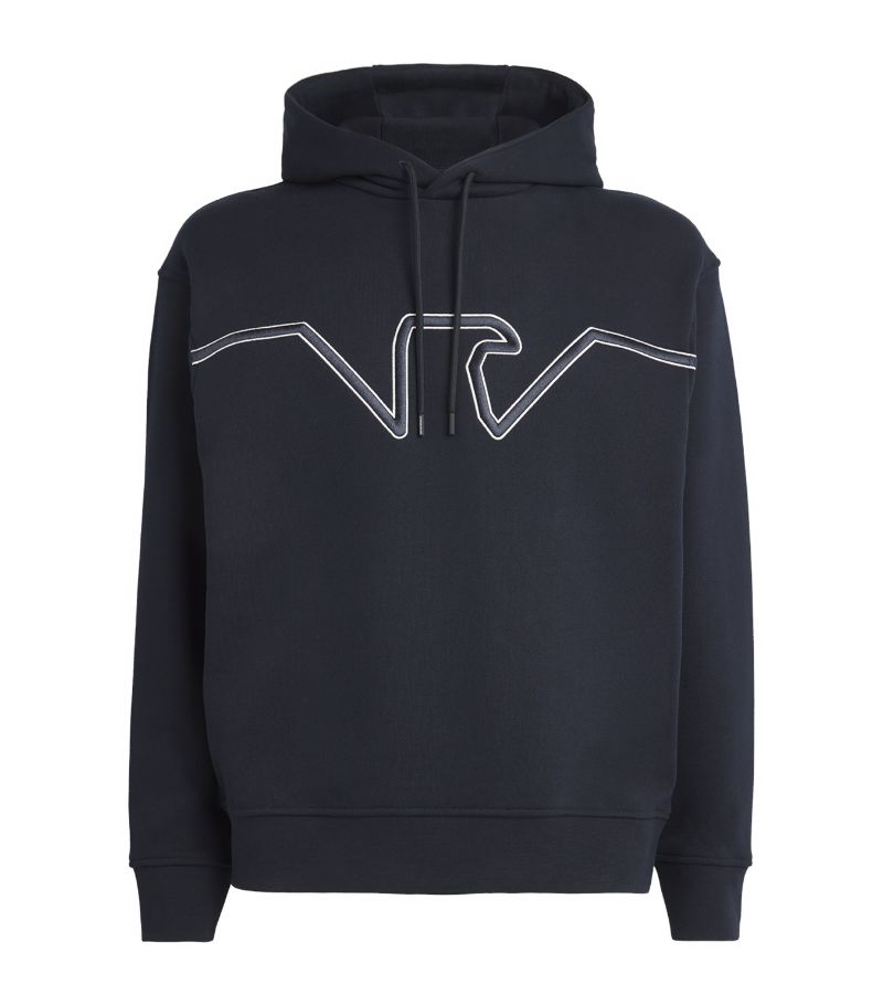 Emporio Armani Emporio Armani Eagle Logo Hoodie