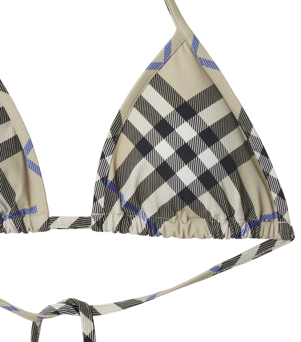 Burberry Burberry Burberry-Check Bikini Top