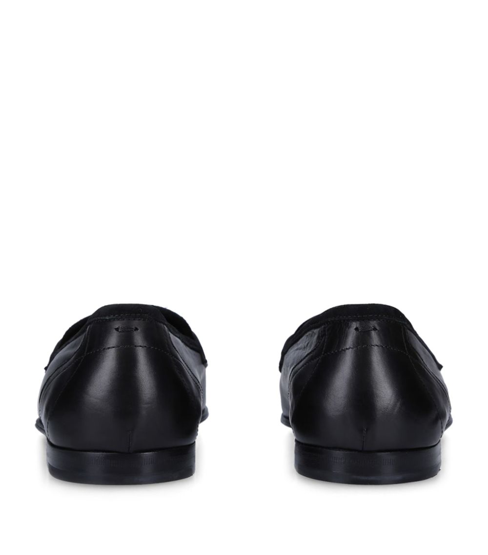 Dolce & Gabbana Dolce & Gabbana Leather Dg Loafers