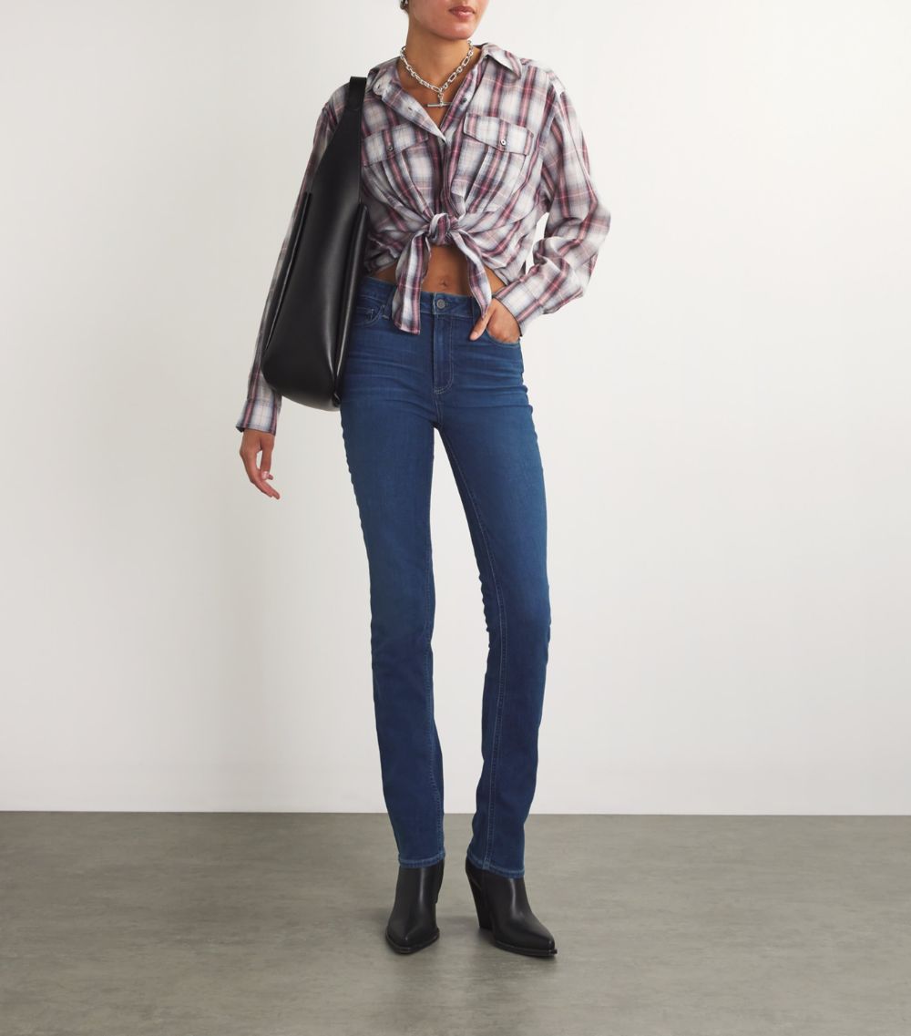 Paige Paige Hoxton Mid-Waist Straight Jeans