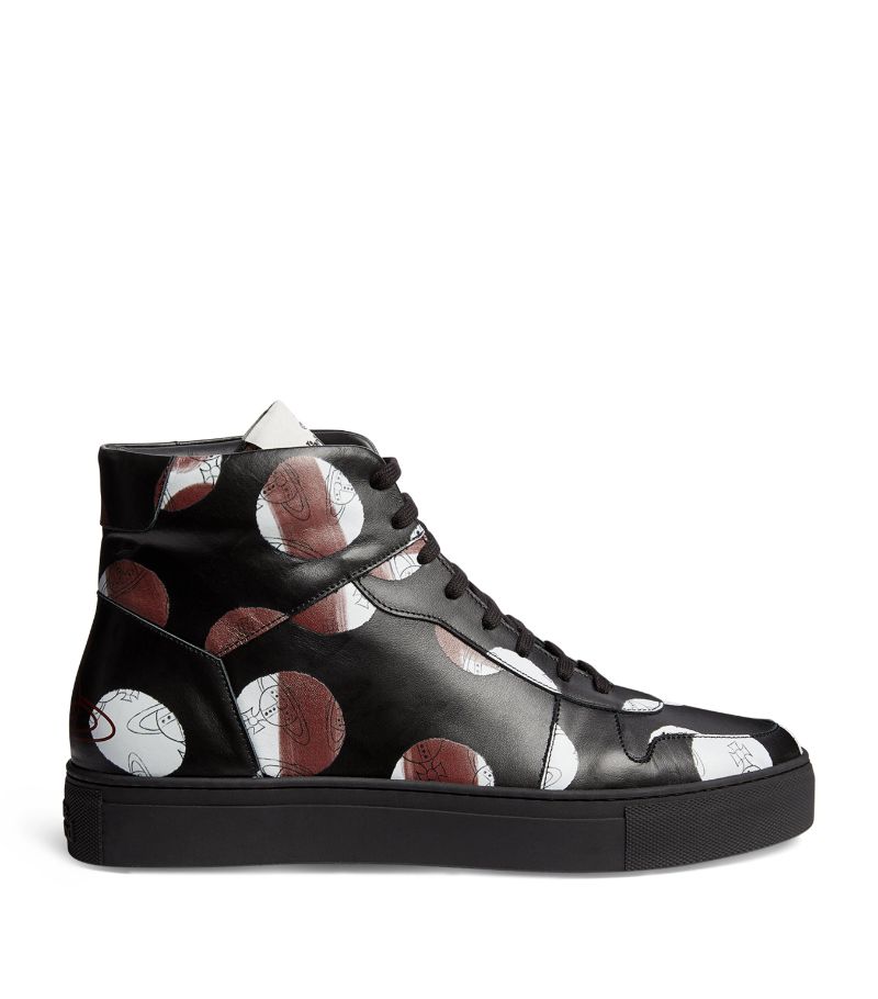 Vivienne Westwood Vivienne Westwood Polka Dot High-Top Trainers