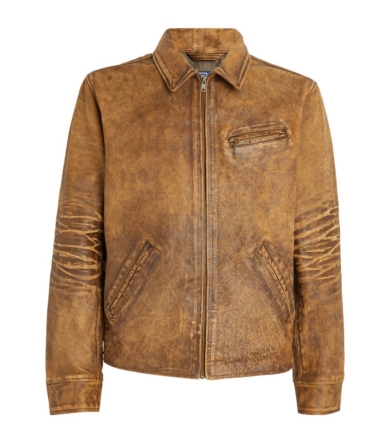 Polo Ralph Lauren Polo Ralph Lauren Distressed Leather Jacket