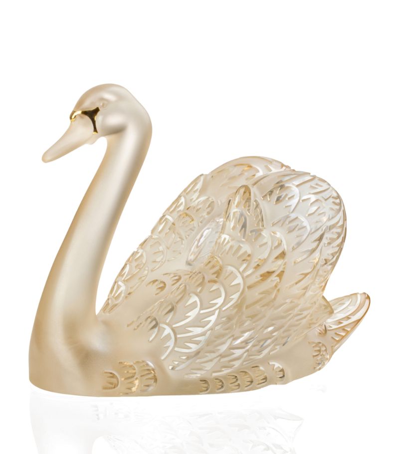 Lalique Lalique Swan Head Up Figure