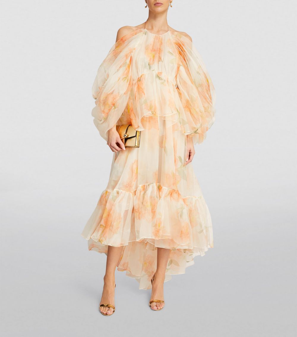 Zimmermann Zimmermann Silk Gathered Midi Dress