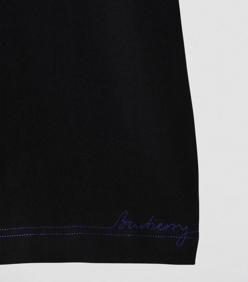 Burberry Burberry Cotton Stitched-Logo T-Shirt