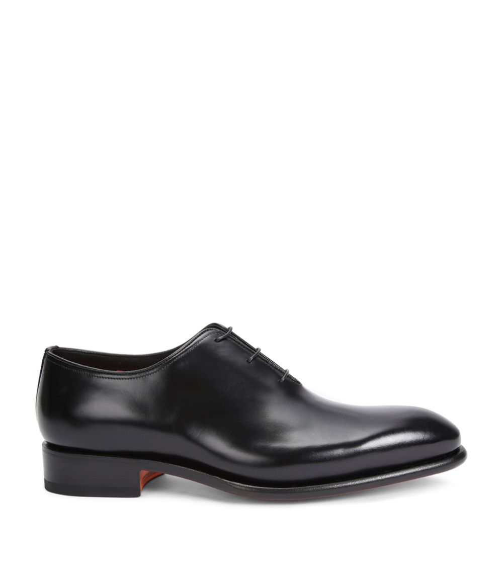 Santoni Santoni Leather Carter Oxford Shoes