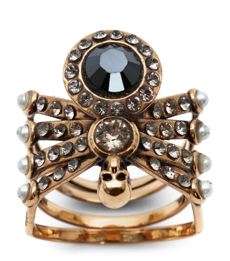 Alexander McQueen Alexander Mcqueen Embellished Spider Ring