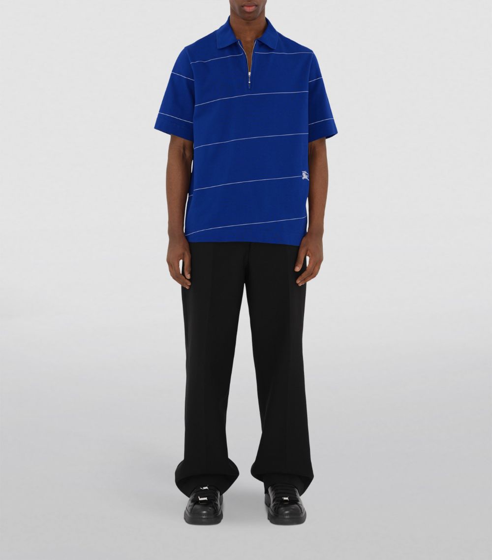 Burberry Burberry Cotton Striped Polo Shirt