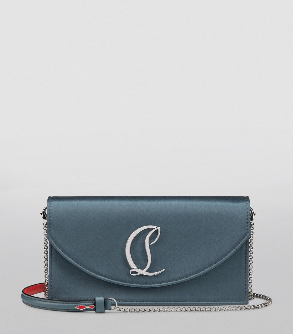 Christian Louboutin Christian Louboutin Loubi54 Satin Clutch Bag